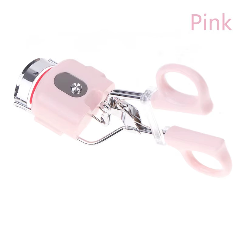 Electric Eyelash Curler Portable Electric Heated Comb Eye Lash Perm Long Lasting Eyelashes Thermal Eyelash Curler Makeup Tools